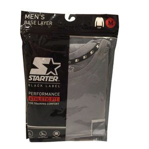 Starter Black Label Men's Medium Base Long Sleeve Gray Top Performance Athletic